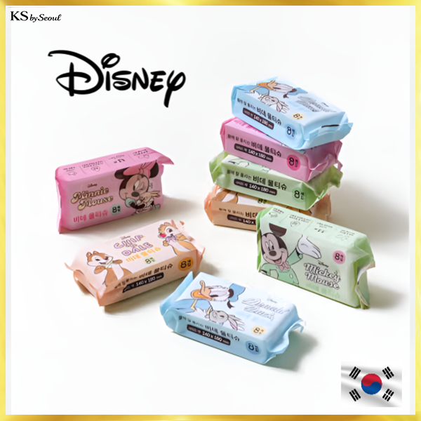 [ผลิตในเกาหลี] Bidet Tissue Portable Bidet Tissue สําหรับ Clean On-the-Go Hygiene (8 แผ่น .