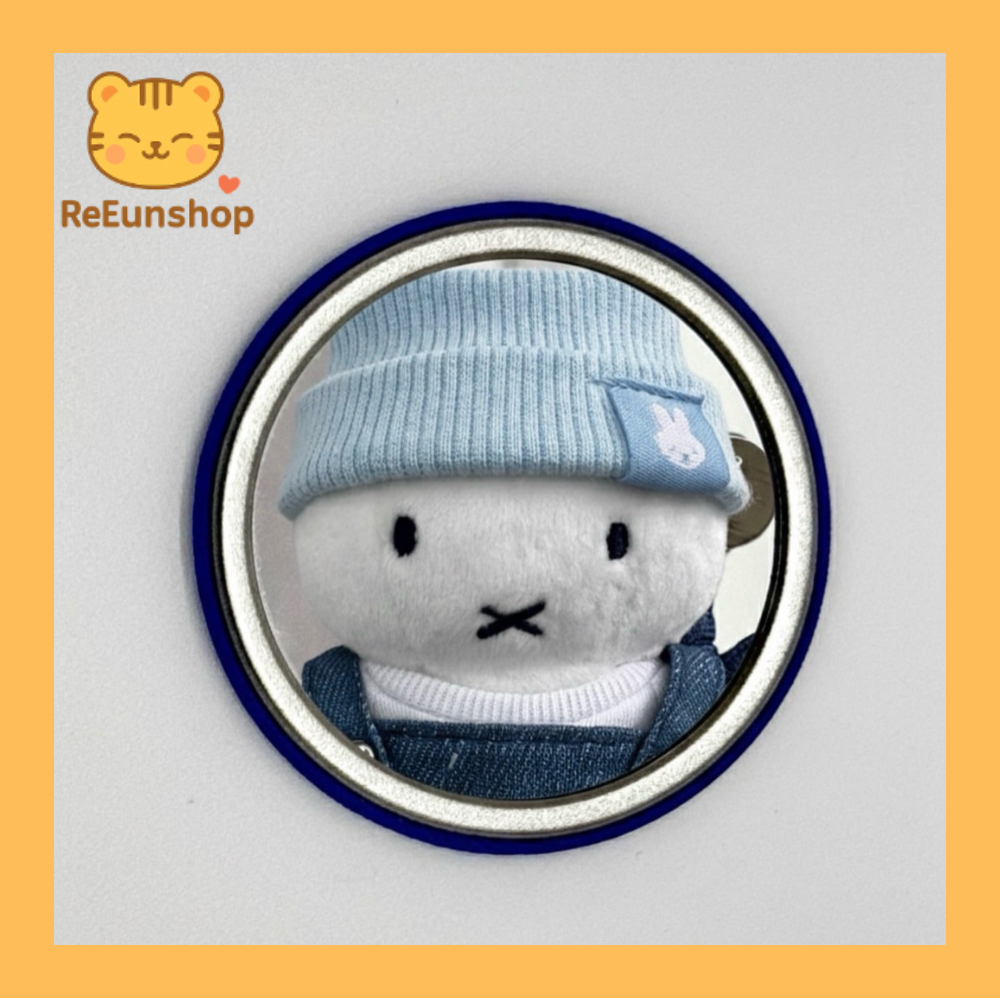 ❤️[จากเกาหลี] Miffy Seoul Store Limited Denim Hand Mirror (3 ออกแบบ) | เซงซู ป๊อปอัพ❤️ ราคา ถูกที่สุด ดีลบีเคเค