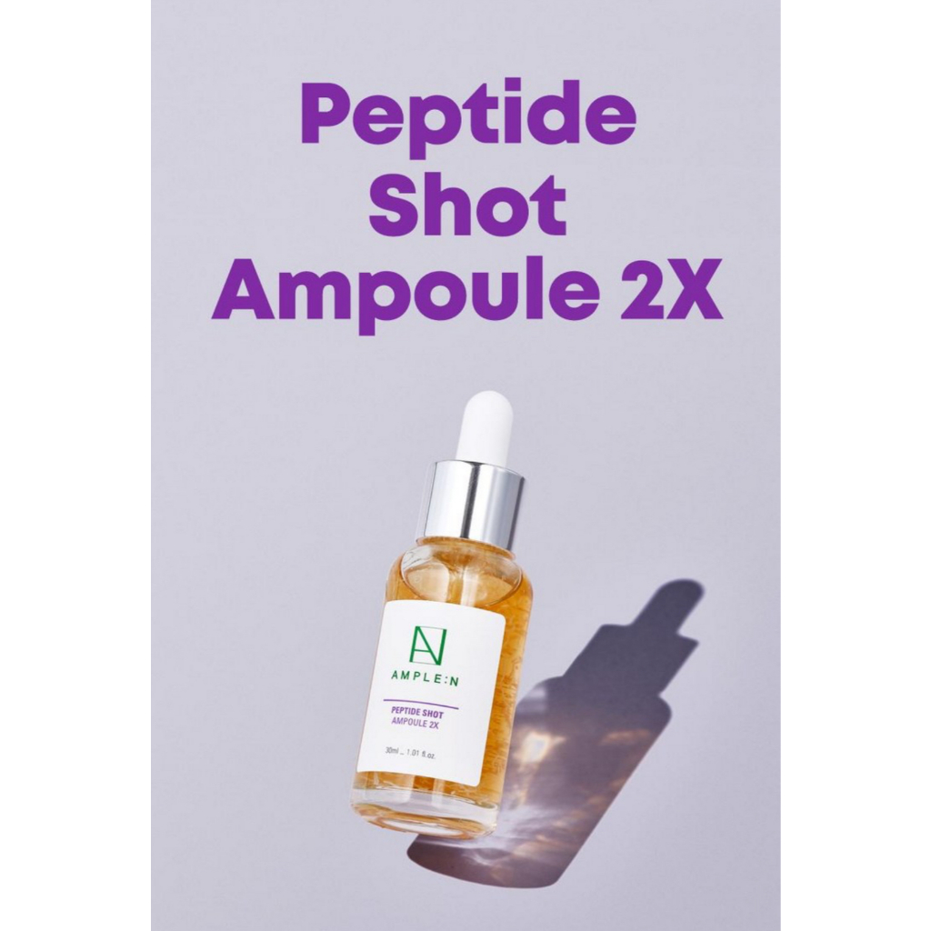 [AMPLE:N] Peptide Shot Ampoule 2X 100ml - Anti-Aging Serum for Wrinkles & Firming | ผลิตภัณฑ์ดูแลผิว