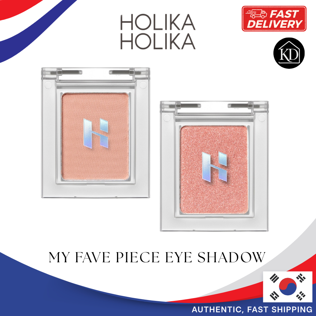Holika Holika My Fave Piece Eye Shadow [สีใหม่] – Long-Wearing, High-Pigment Single Eyeshadow
