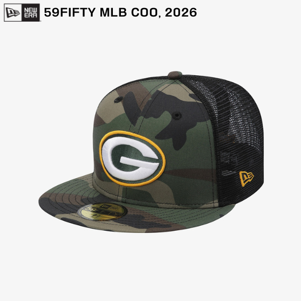 New Era 2026 5950 NFL BASIC MESH GREPAC W CAM