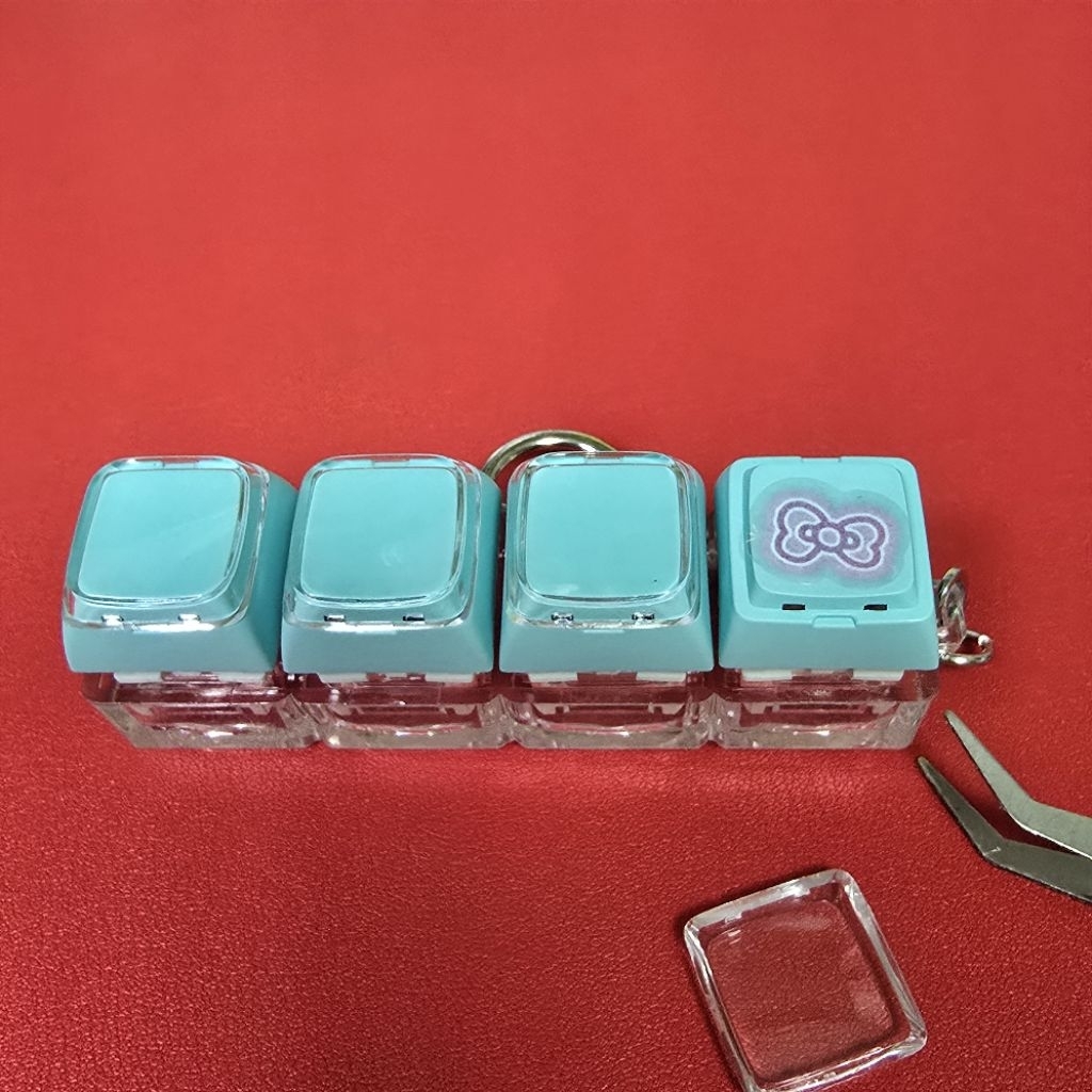 พวงกุญแจคีย์บอร์ดสัมผัส Fidget ASMR