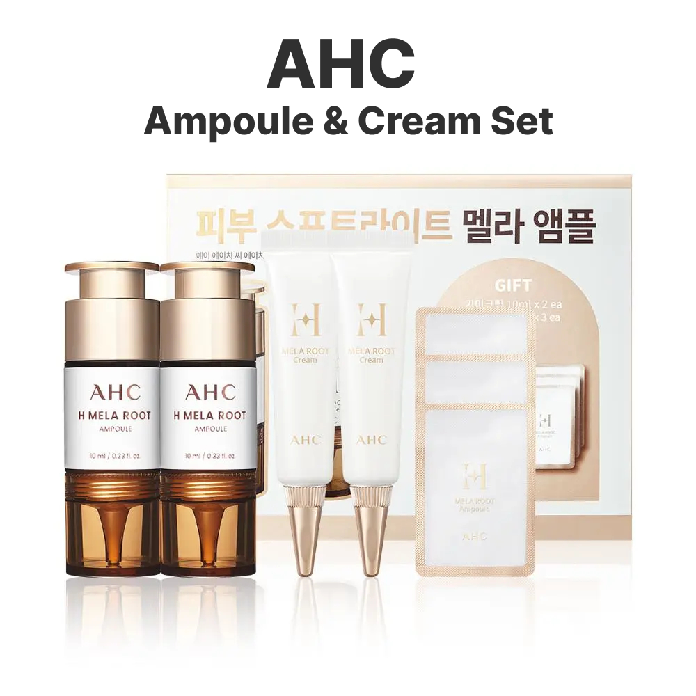 AHC H Mela Root Ampoule 10mL*2 ข้อเสนอพิเศษ (+ครีม 10mL*2+Ampoule 1.5mL*3)