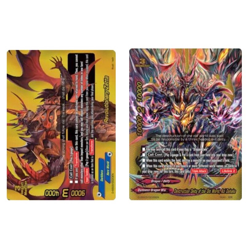 English Buddyfight Revolutionary Zetta D-SS03/0020EN / Destruction Deity of the Old World, Azi Daka 