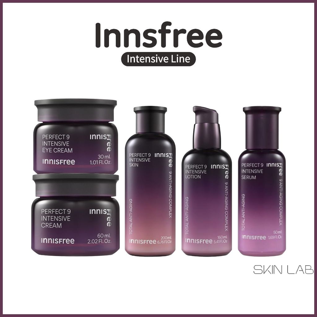 [Innisfree] Perfect 9 Intensive Line  Skin / Lotion / Serum / Cream / Eye Cream