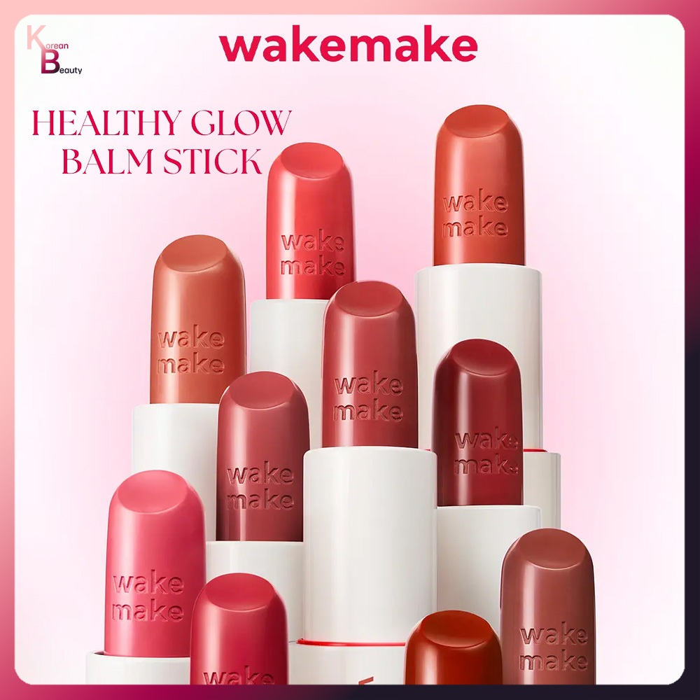 Wakemake Healthy Glow Balm Stick Hello Kitty Hair Clip Set