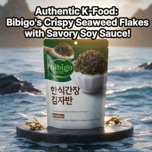 [CJ bibigo] เกล็ดสาหร่ายซีอิ๊วเกาหลี (50g)