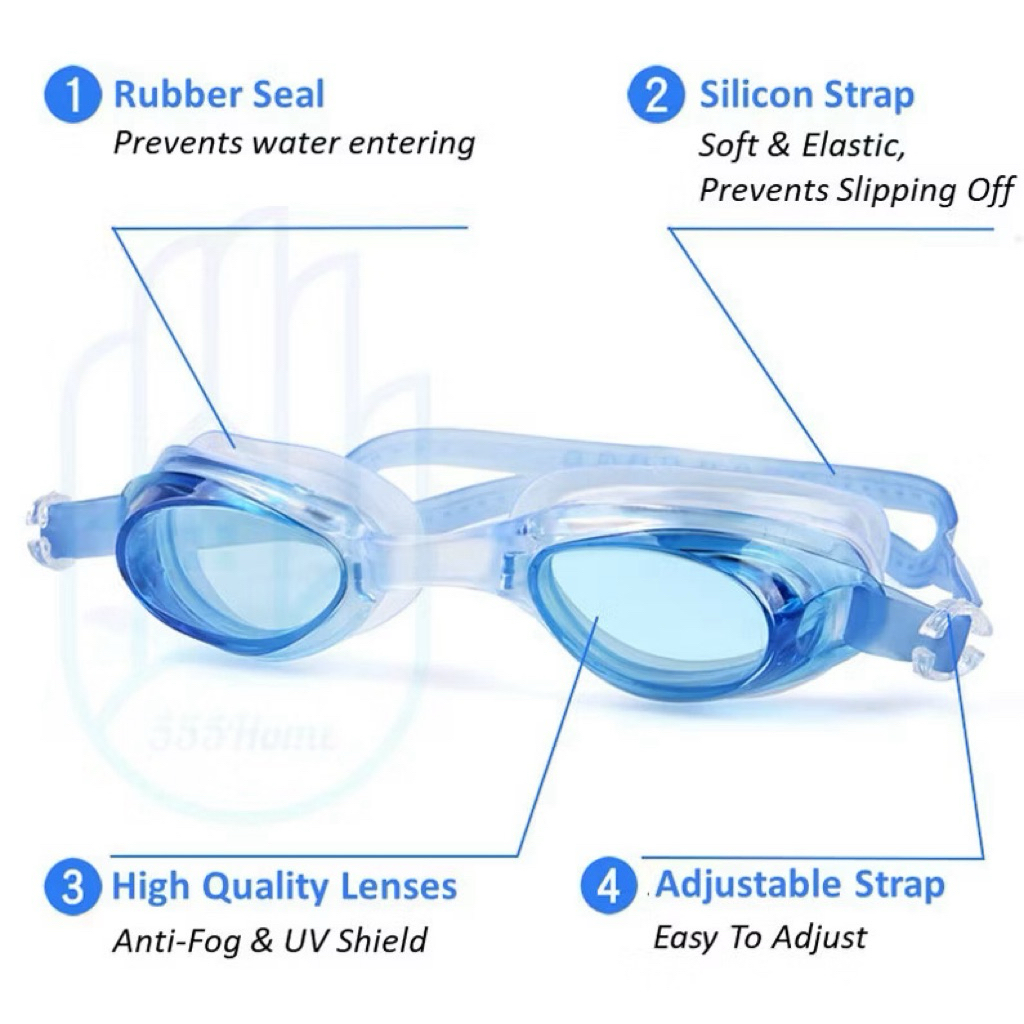 SG Kids Swim Goggles Anti Fog + UV Shield Children Swimming Goggle