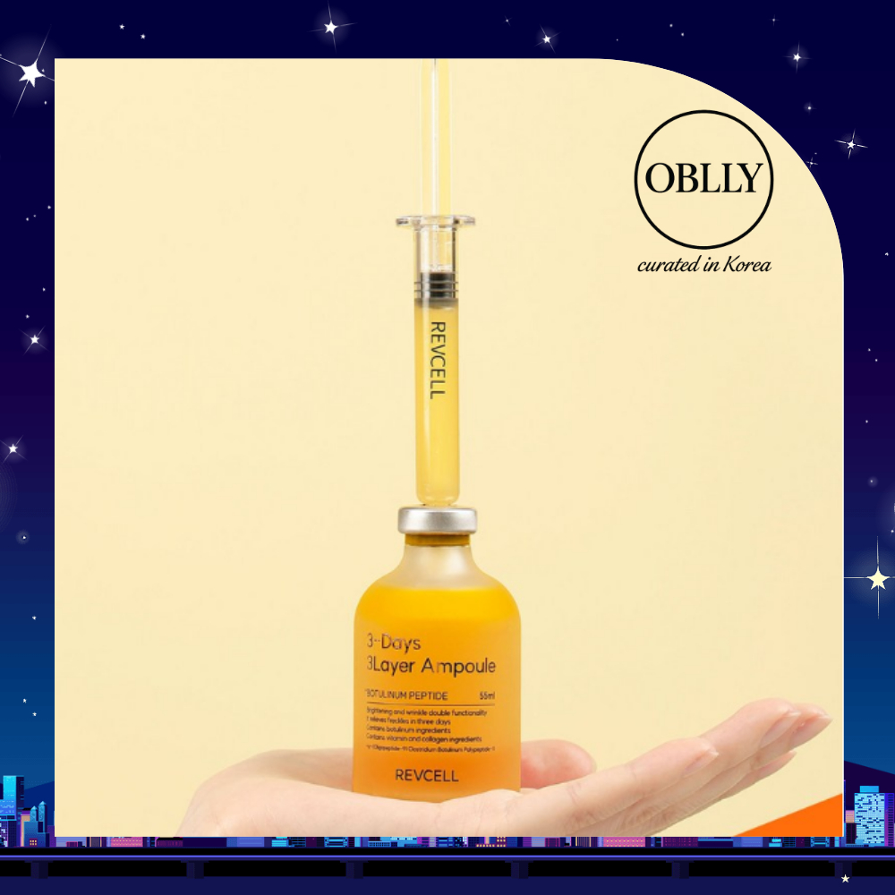 [Revcell] 3-Days 3-Layer Ampoule (55ml) วิตามินคอลลาเจนไวท์เทนนิ่ง