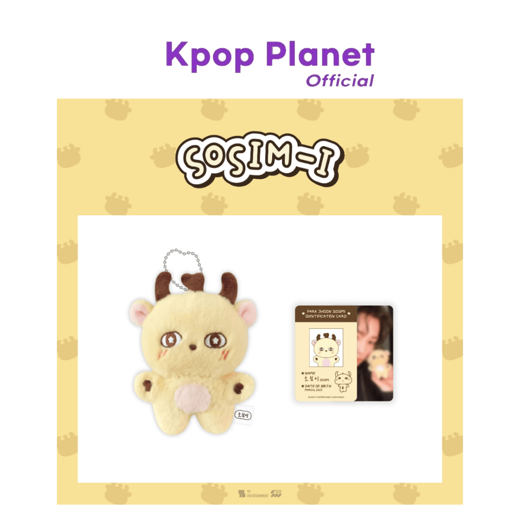 PARK JIHOON - OFFICIAL MD [SOIM-I] PLUSH DOLL KEYRING