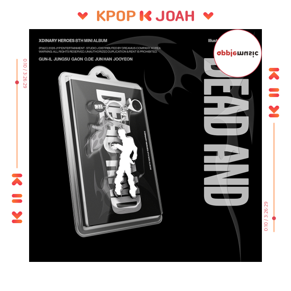 [POB] (ILLUSTRATION KEYRING ver.) Xdinary Heroes [DEAD AND] 8th Mini Album (17th Apr.2026)