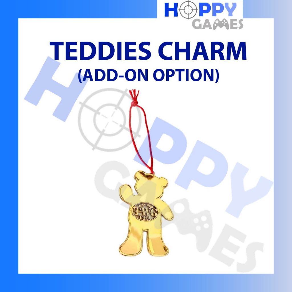 [ADD-ON OPTION] TWG Tea Teddies Charm TWG Tea Teddies Pendant TWG Tea Teddy