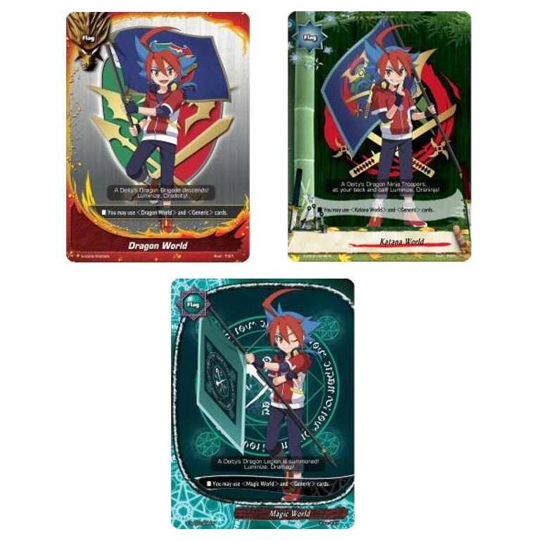 บัดดี้ไฟท์ภาษาอังกฤษ Dragon World S-SS02/0020EN /Katana World S-SS02/0038EN /Magic World S-SS02/0056