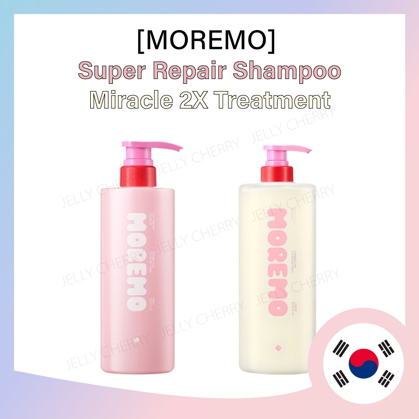 [ Moremo ] Super Repair Shampoo 480ml / Miracle 2X Treatment 480ml