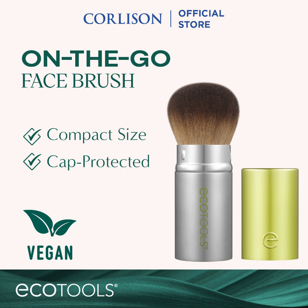 แปรงขัดหน้าแบบหดได้ EcoTools