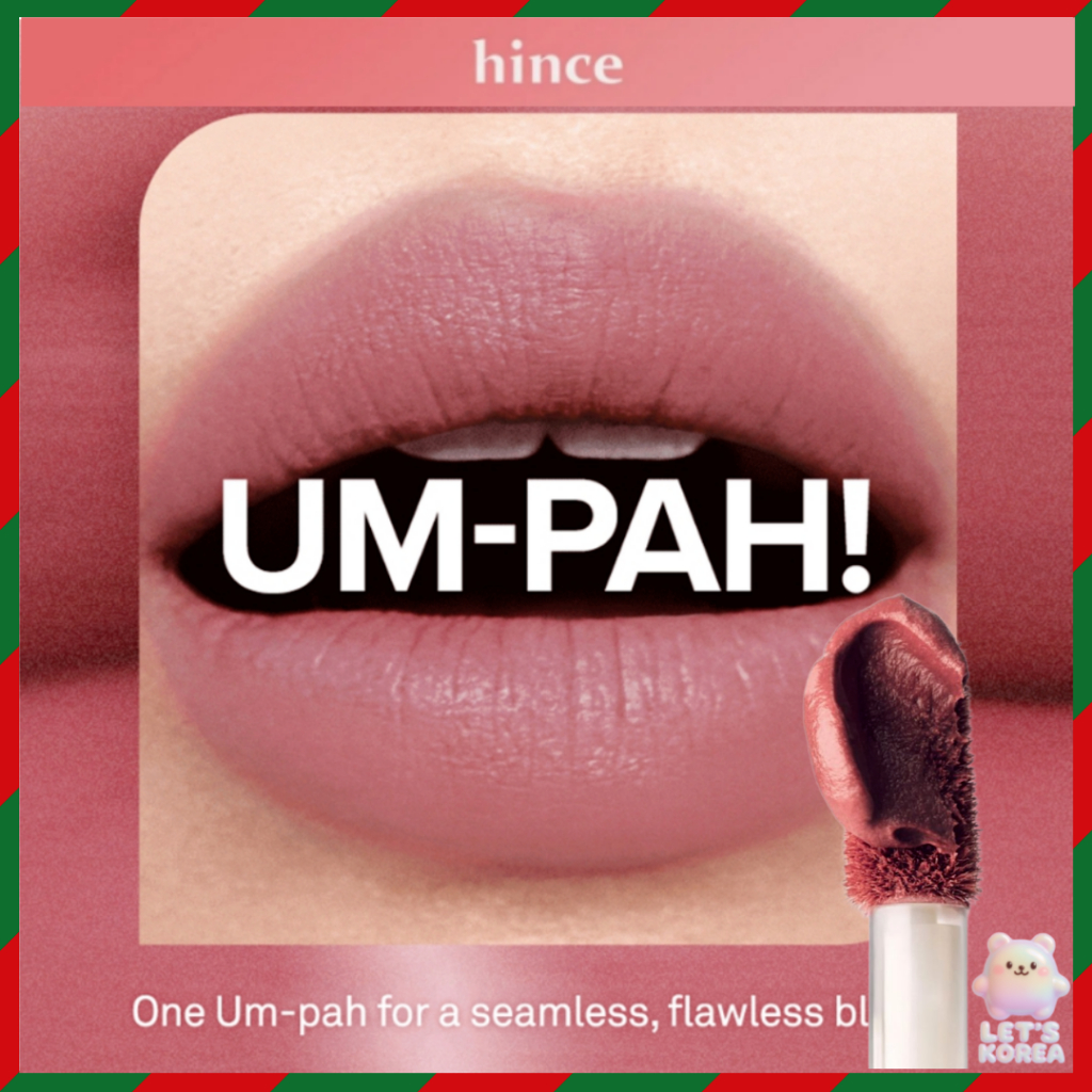 [hince] Nu Blur Tint (10 สี) / One-Touch Blur Lip | กํามะหยี่นุ่มติดทนนาน 24 ชม. เป็นกลาง | K-Beauty