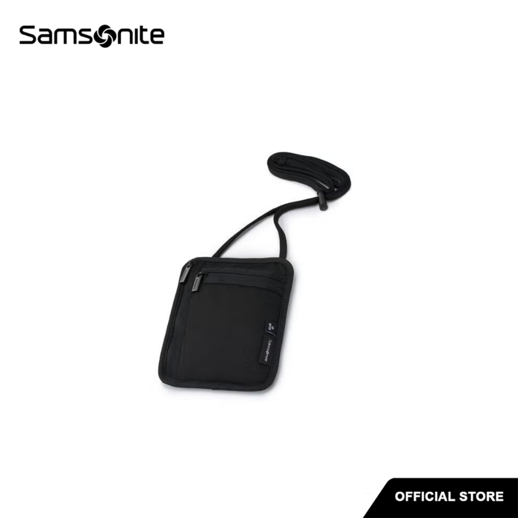 กระเป๋าคล้องคอ RFID Essentials สําหรับการเดินทาง Samsonite Antimicrobial