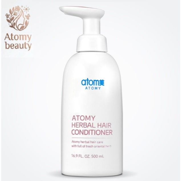 Atomy Herbal Hair Conditioner 500ml ครีมนวดผมอะโทมี่ สูตรสมุนไพร บำรุงผมนุ่มลื่น พร้อมส่ง