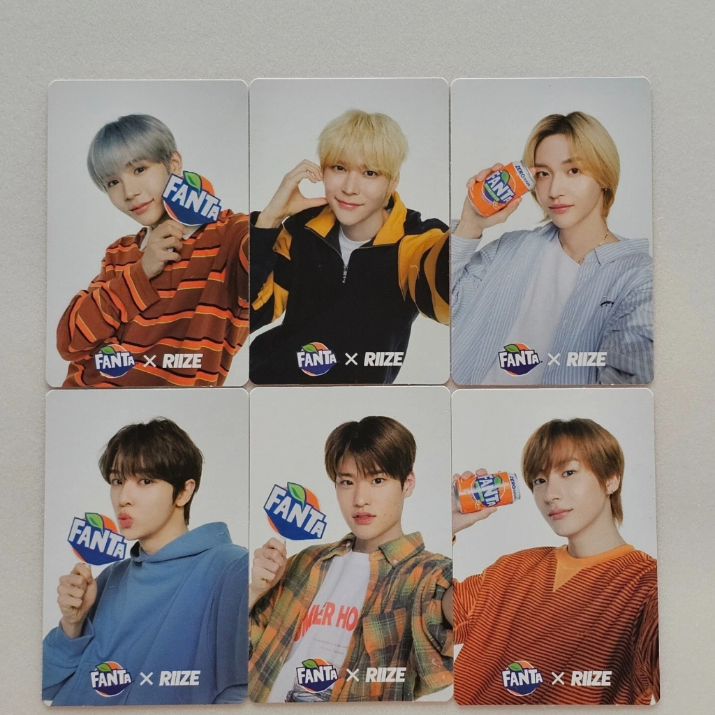 RIZE x FANTA โปรโมชั่น PHOTOCARD FULL SET - 24 JUN