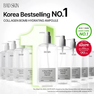[BADSKIN KOREA] Collagen Bomb Hydrating Ampoule 100ml: 10-2-6700015353, ผลิตในประเทศเกาหลี / คอลลาเจนจากปลาทะเล / สำหรับลดเลือนริ้วรอยและให้ความชุ่มชื้นอย่างล้ำลึก / มอยเจอร์ไรเซอร์