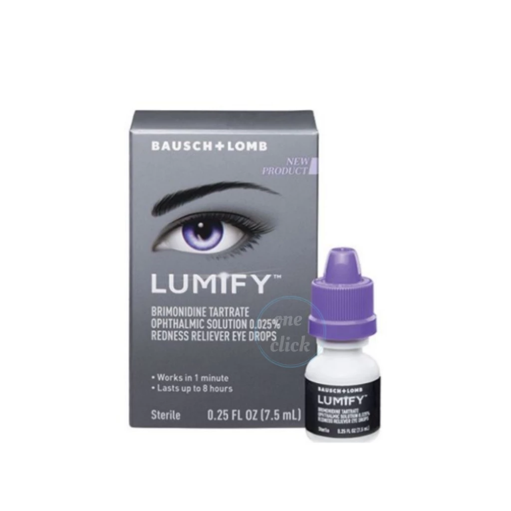 Lumify Redness Reliever Eye Drops 7.5ml ยาหยอดตา แก้ตาแดง ให้ดวงตาสดใส Brighter Eyes