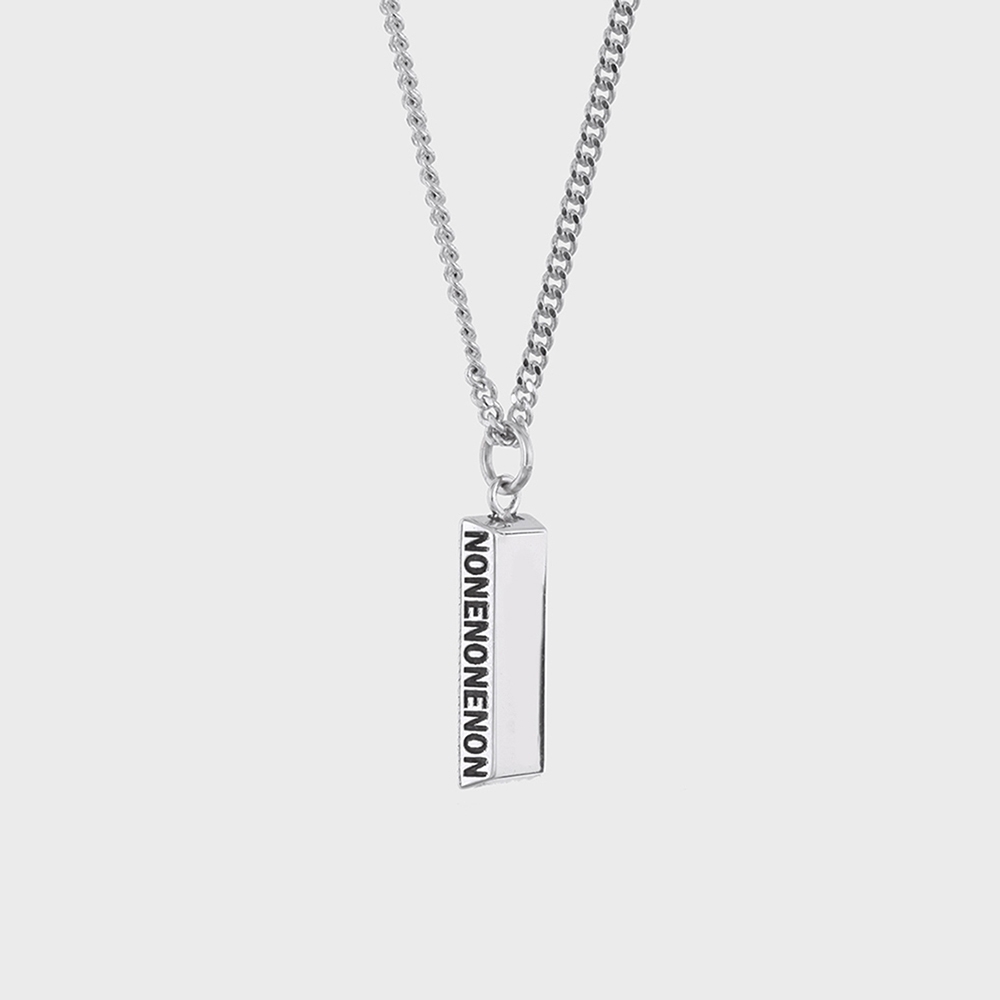 [NONENON] สร้อยคอ SILVER BAR