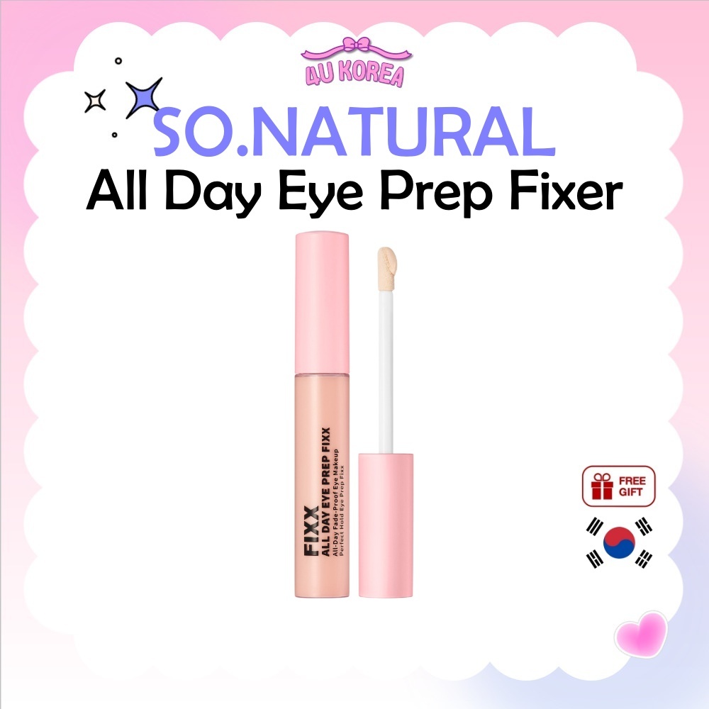 SO.NATURAL All Day Eye Prep Fixer – 9.5ml / K-BEAUTY