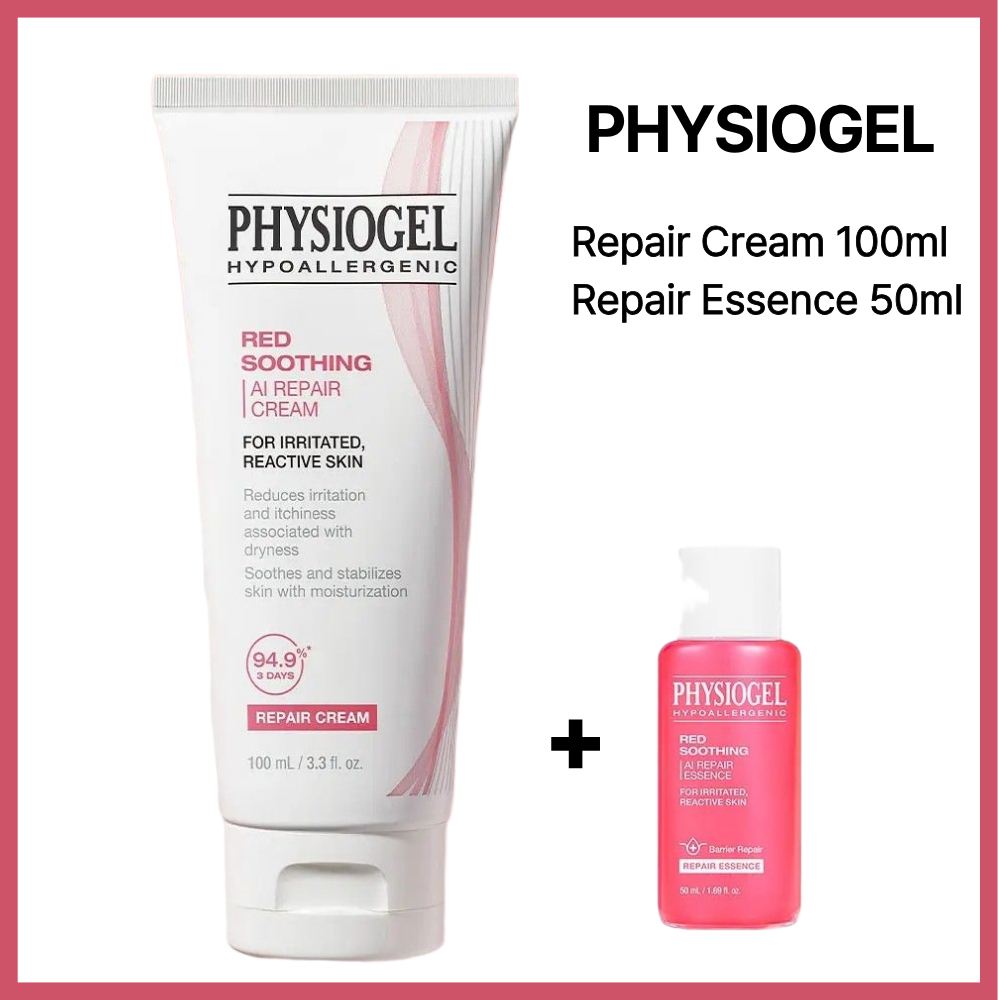 Physiogel Red Soothing AI Repair Cream 100ml (+Essence 50ml)