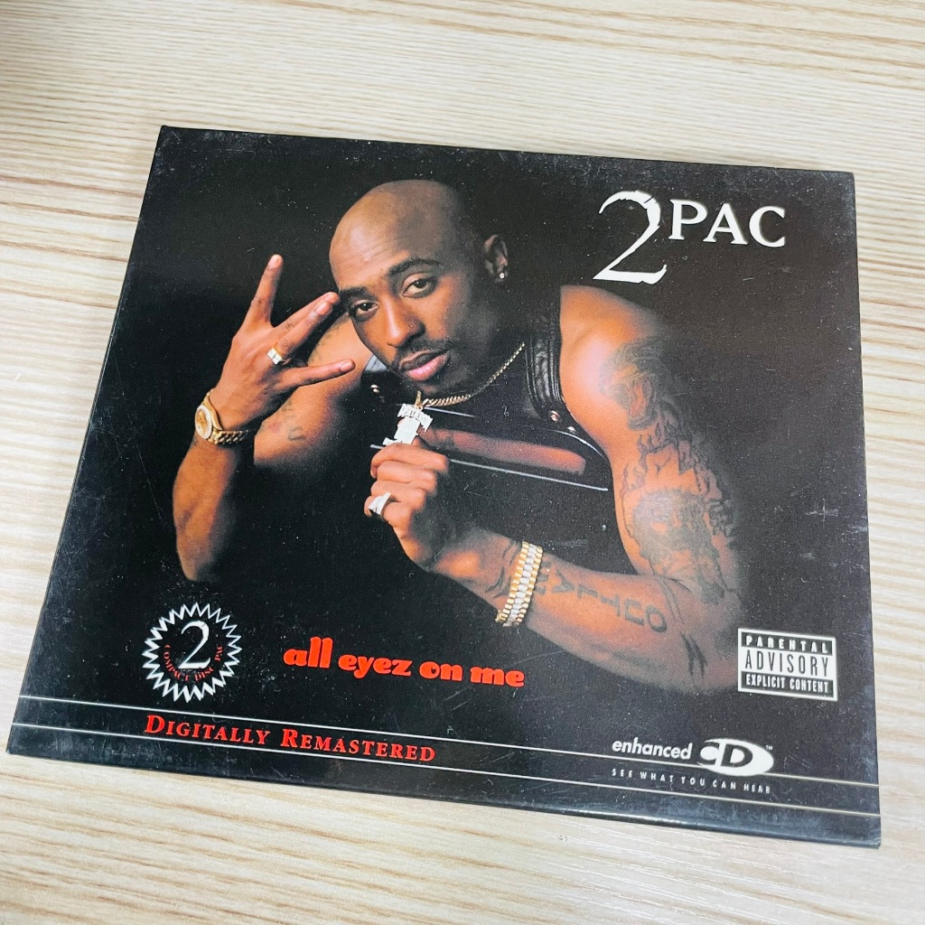 2PAC - All Eyez On Me (2CD อัลบั้มคู่) | ซีดี West Coast Hip Hop ดั้งเดิม | รักแคลิฟอร์เนีย ดร. Dre 
