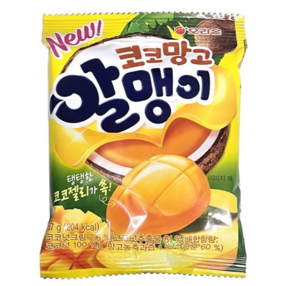 [Orion] Coco Mango Jelly Candy 67g | ซอฟท์ เคี้ยวหนึบ ผลไม้ กัมมี่ | ขนมเกาหลี