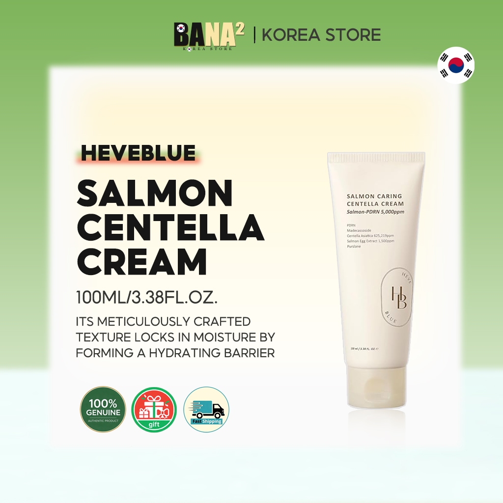 HEVBLUE Salmon Caring Centella Cream 100ml