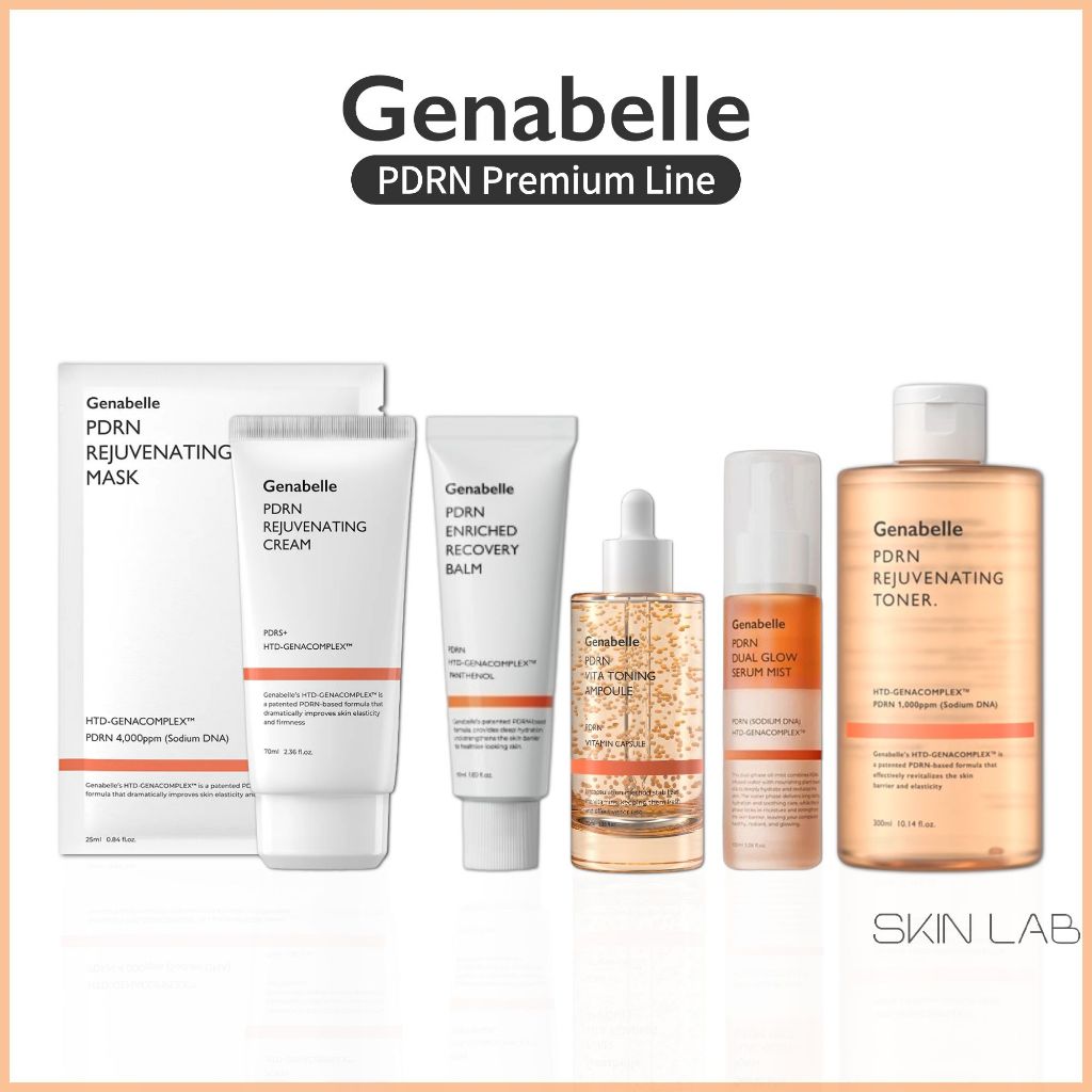 [Genabelle] PDRN Premium Skincare Collection / Ampoule, Cream, Serum Mist, Mask Pack, Toner, Recovery Balm