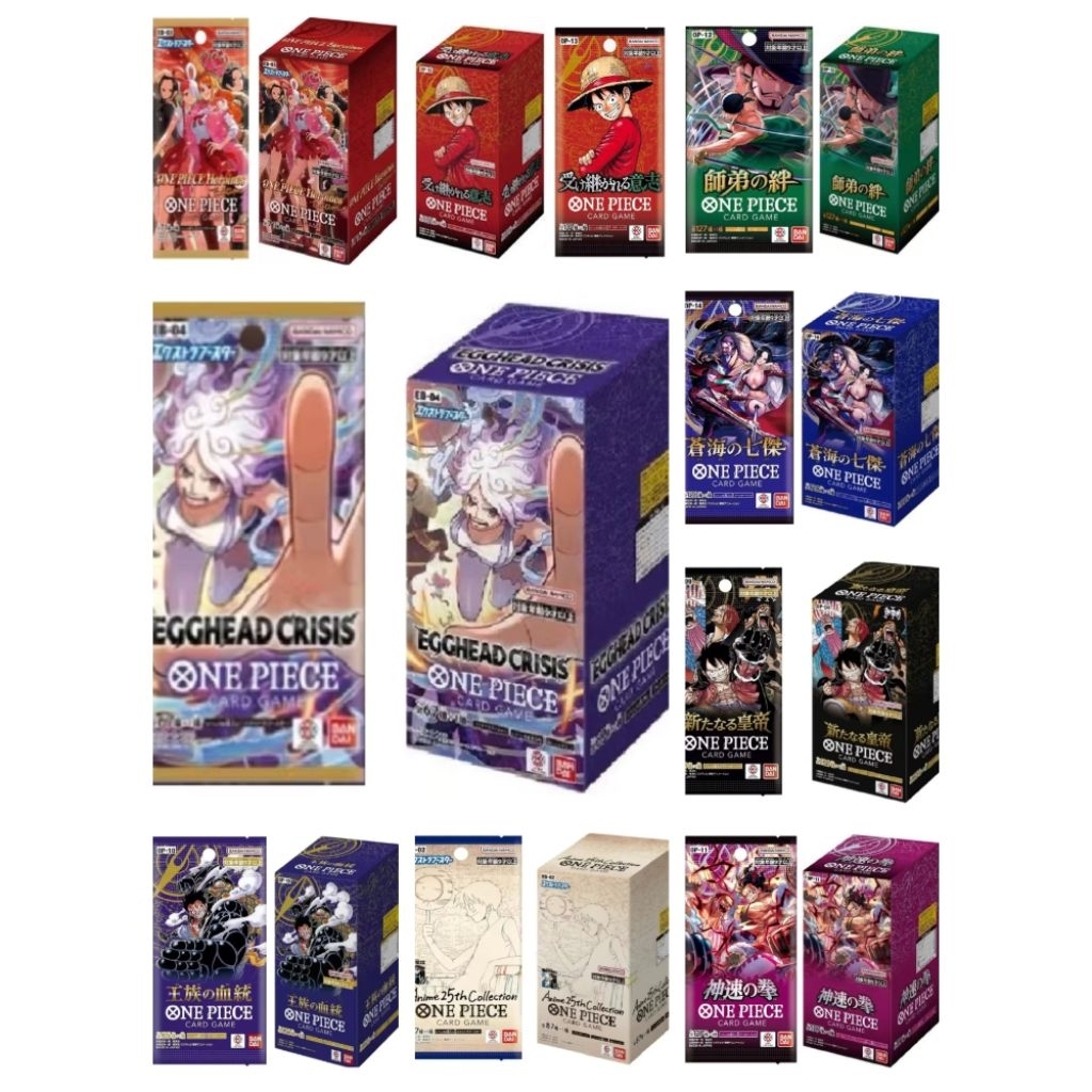 (กรอง 12 นาที) One Piece Booster Packs OP15 EB04 OP14 OP13 EB03 OP12 OP11 EB02 OP10 OP09 Mix&Match J