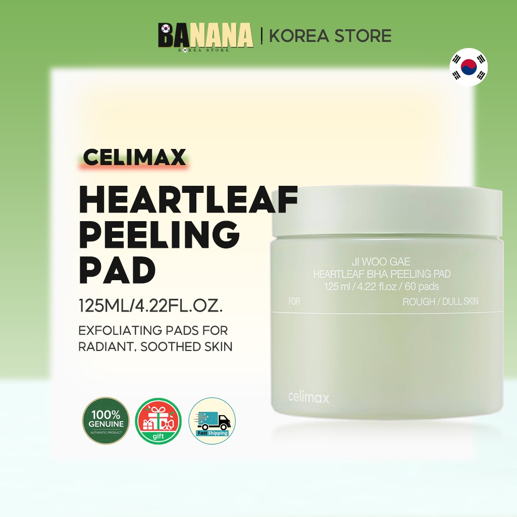 Celimax Ji.Woo.Gae Heartleaf BHA Peeling Pad 60pads