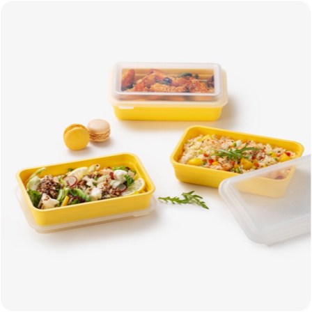 LOCK&LOCK DSILOCK Meal Prep Lunch Box – ชุด 3P