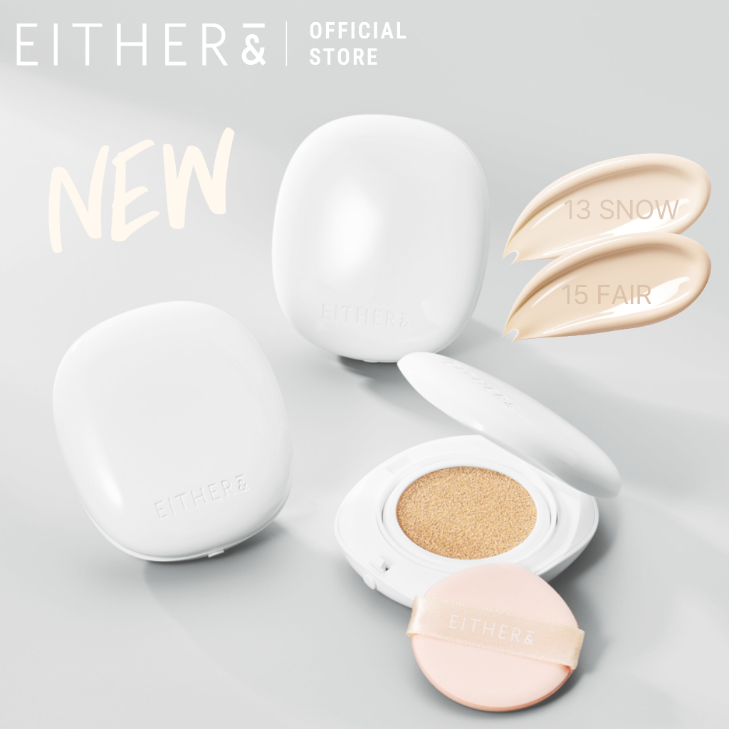 EITHER& Glow Pixel Cushion SPF50+ PA+++ 12g(ใหม่)