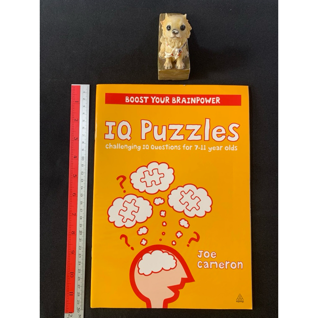 IQ Puzzles Boost Your Brainpower by Joe Cameron for 7-11 years old หนังสือเด็กภาษาอังกฤษ (มือสอง)