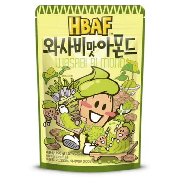 HBAF Almond (190g) หลากหลายรสชาติ