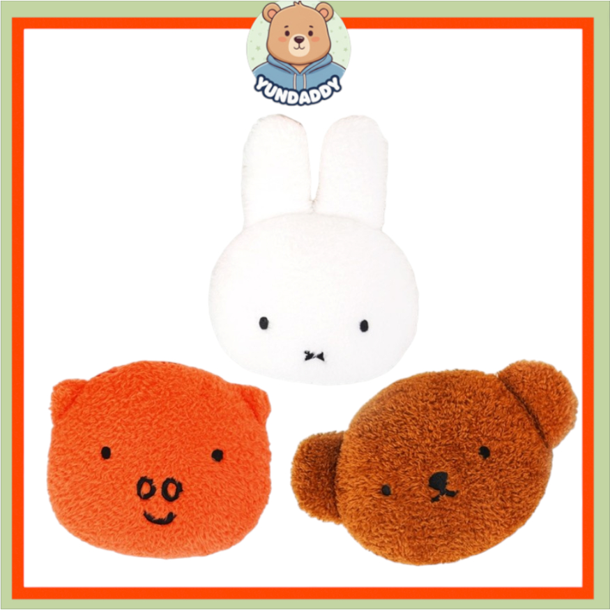 [MIFFY] Miffy Face Pouch (Miffy / Boris / Grunty)