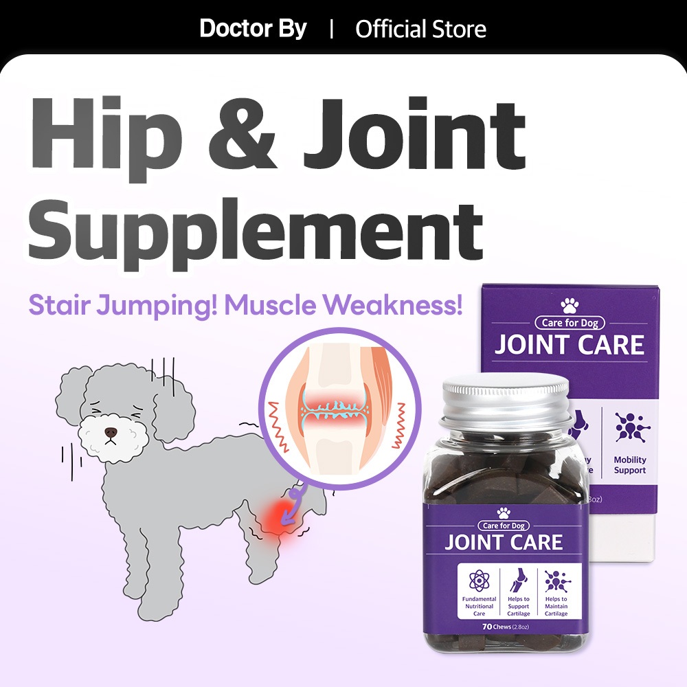 [Doctor By HIP&JOINT CARE] Dog Leg Support Bone Care Pet Jerky อาหารเสริม (70Chews)