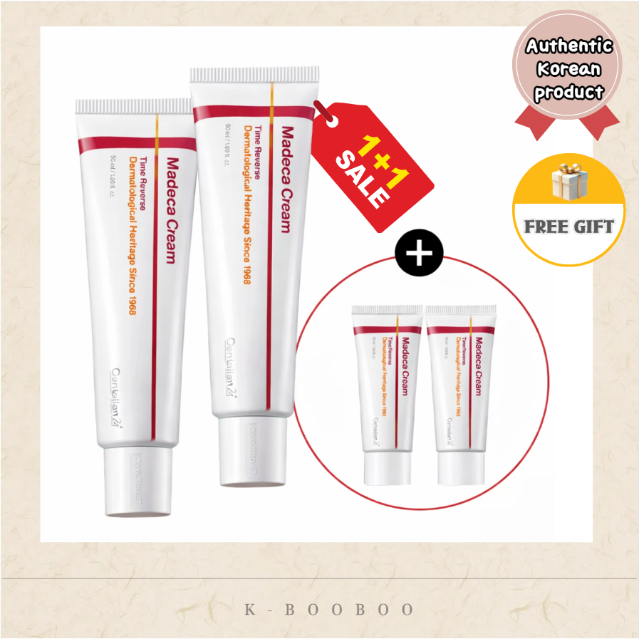 [Centellian24] Madeca ครีมบำรุงผิวสูตรฟื้นบำรุง เซ็ตพิเศษ 50ml 1+1 + 15ml 1+1 (รวม 4 ชิ้น)