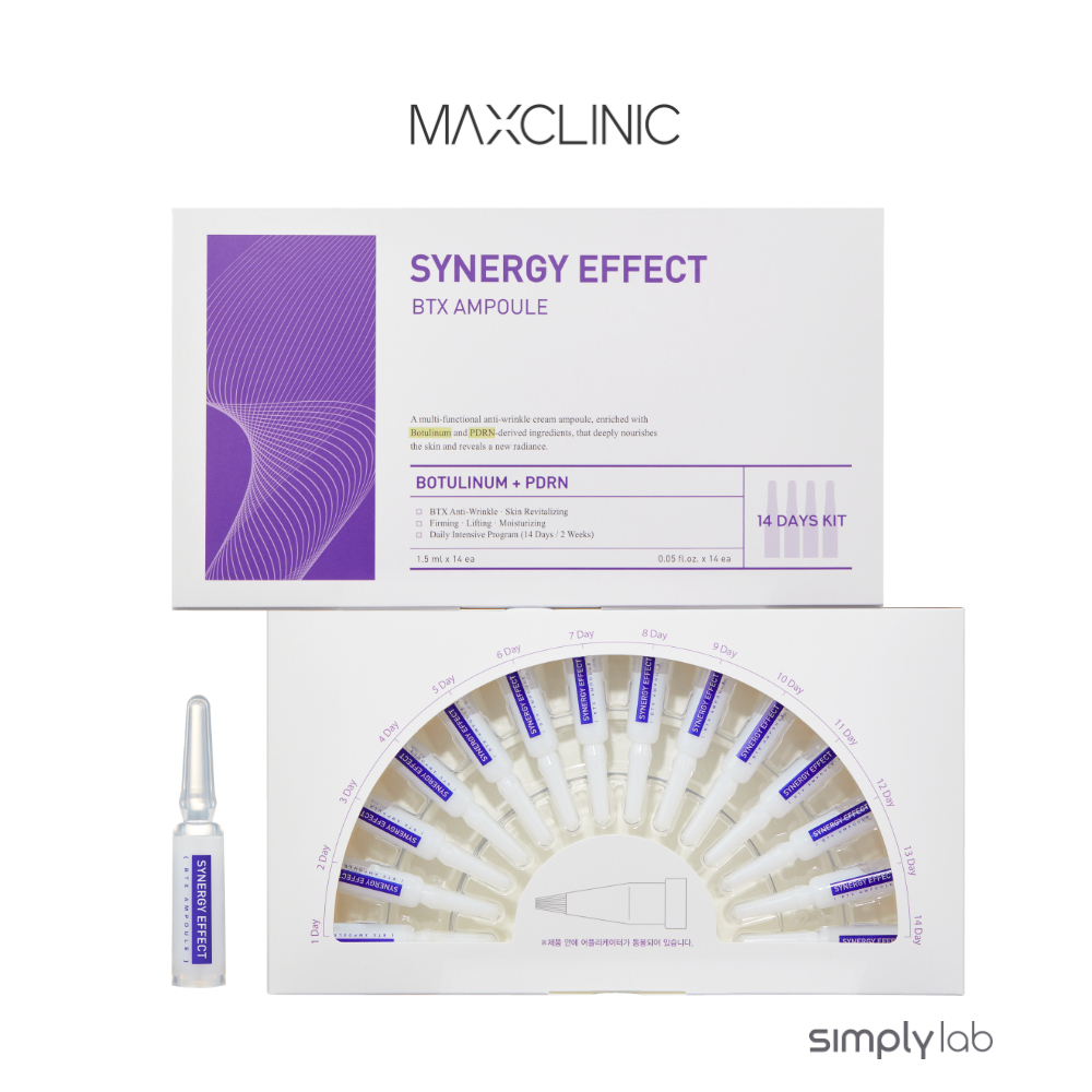[Maxclinic] BTX Cream Ampoule 1.5ml x 14ea(Botulinum + EGF peptides) Synergy Effect