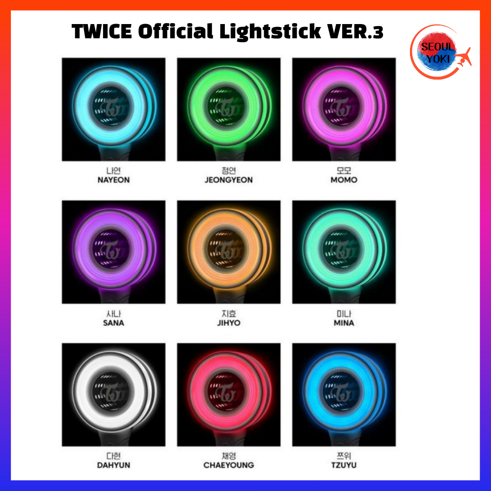 TWICE Official Lightstick VER.3 Candybong Infinity JYP KOREA Entertainment