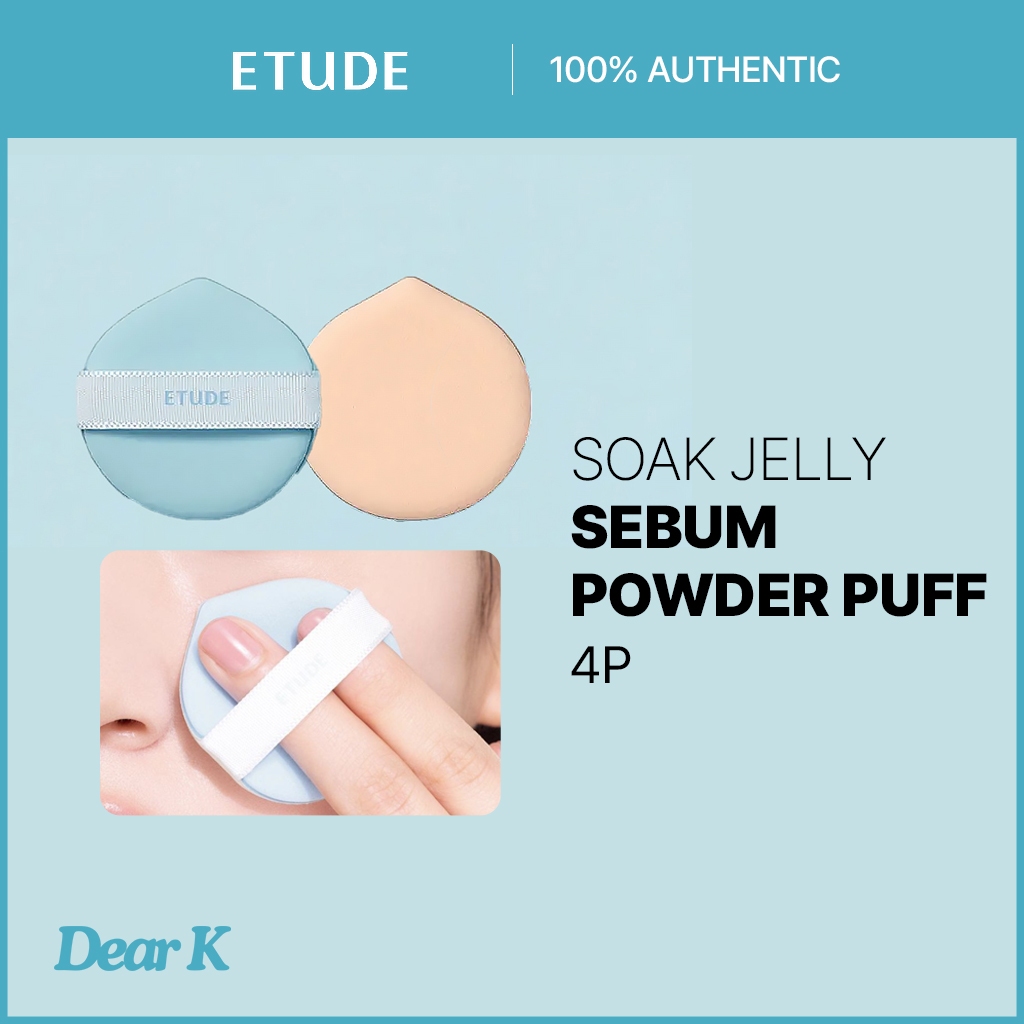 [ETUDE] Sebum Soak Jelly Powder Puff 2P | ขนาดมินิ 46มม