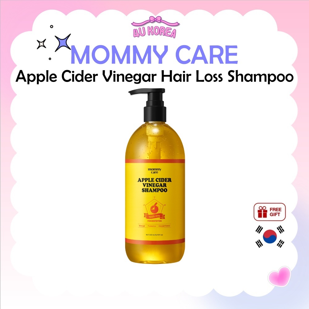 MOMMY CARE แชมพูผมร่วง Apple Cider Vinegar – 500ml / K-BEAUTY