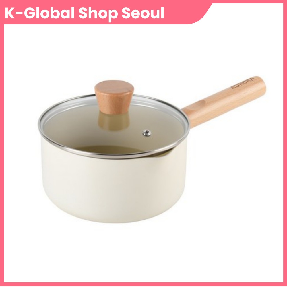 AURURA หม้อซอสอาหารเด็ก 18 ซม. หม้อนมไม่ติด หม้อปรุงอาหารราเมน