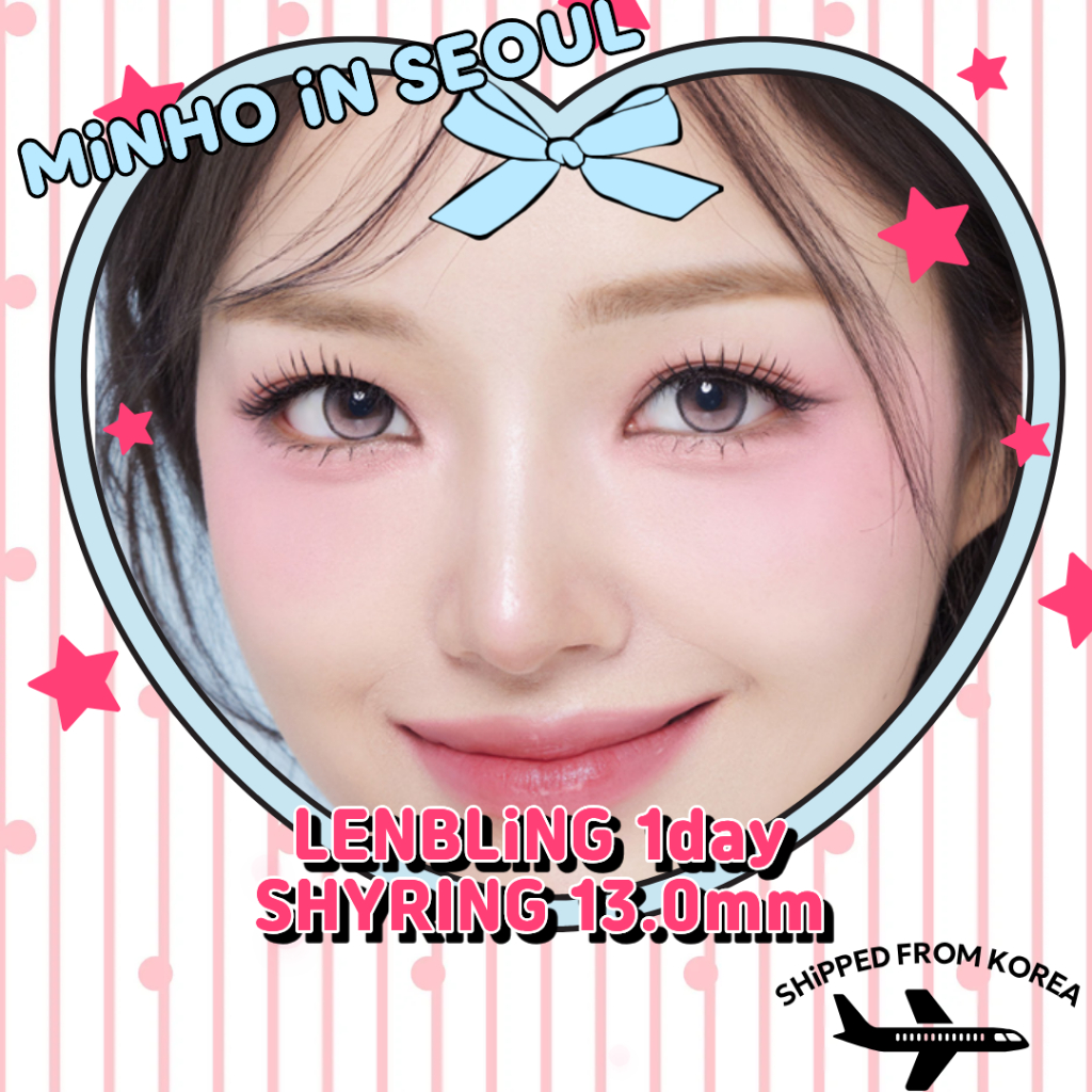 LENBLING SHYRING คอนแทคเลนส์ 1 วัน| G.DIA 13.0 มม. (10P) เลนส์เครื่องสําอาง K-Beauty Sunmuse