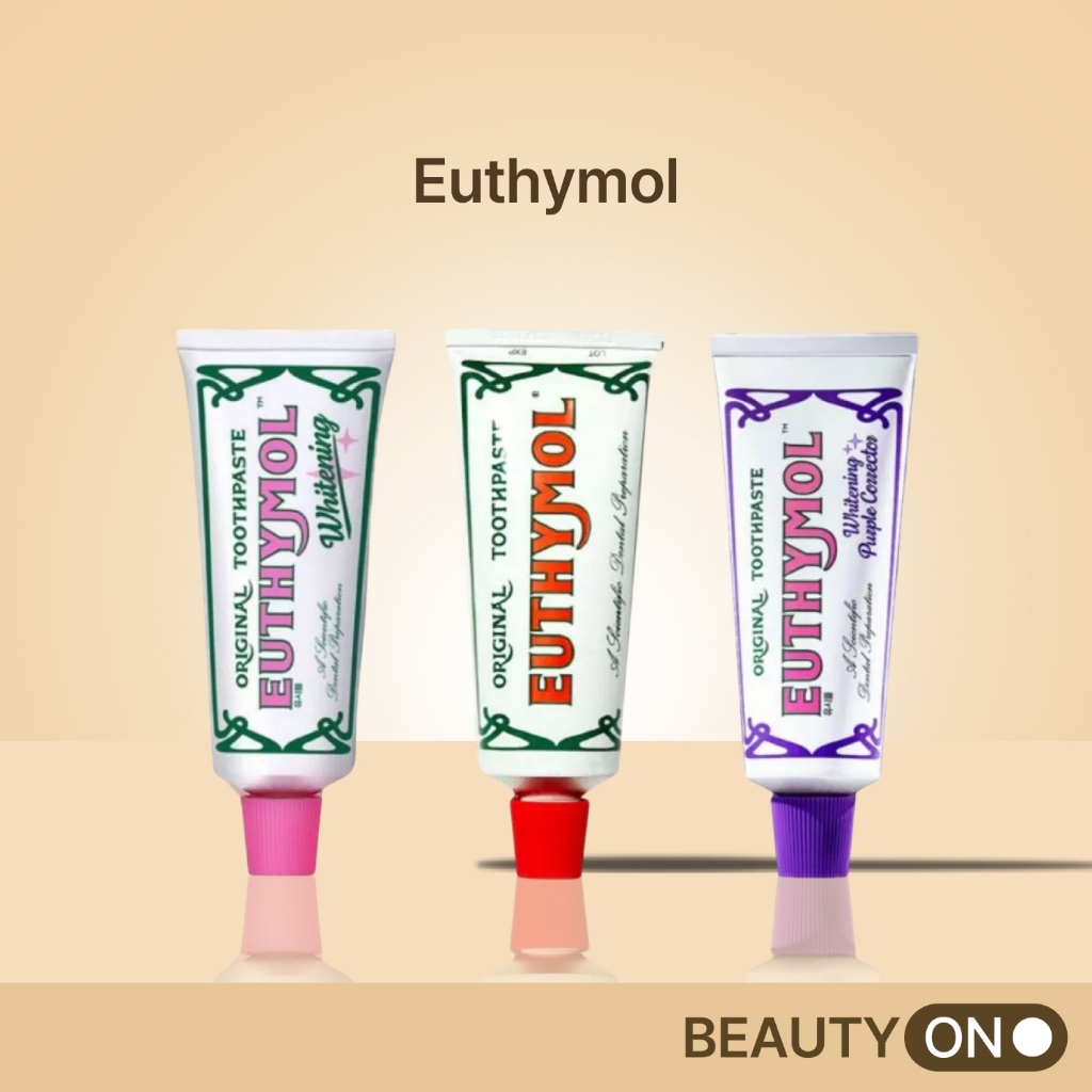 [Euthymol] Toothpaste 106g / Original, Whitening, Purple Corrector | UK Heritage, Strong Mint, Pink Paste, Bad Breath Control