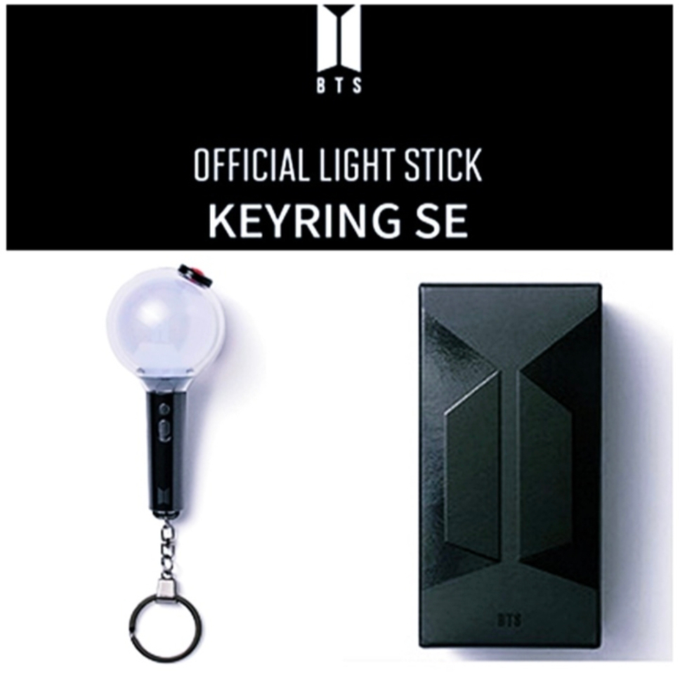 [ของแท้ 100%] พวงกุญแจแท่งไฟอย่างเป็นทางการของ BTS SE (รุ่นพิเศษ)