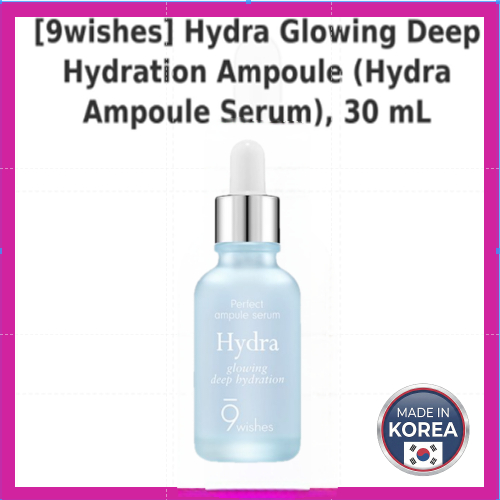 [9wishes] Hydra Glowing Deep Hydration Ampoule (2n Hdydra Ampoule Serum), 30 mL / Korean Ampoule Ser